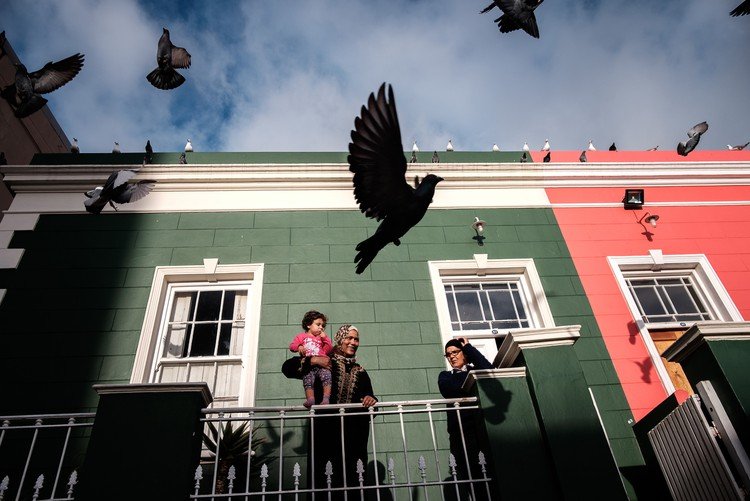 A Bo-Kaap street shaped by domestic and religious history