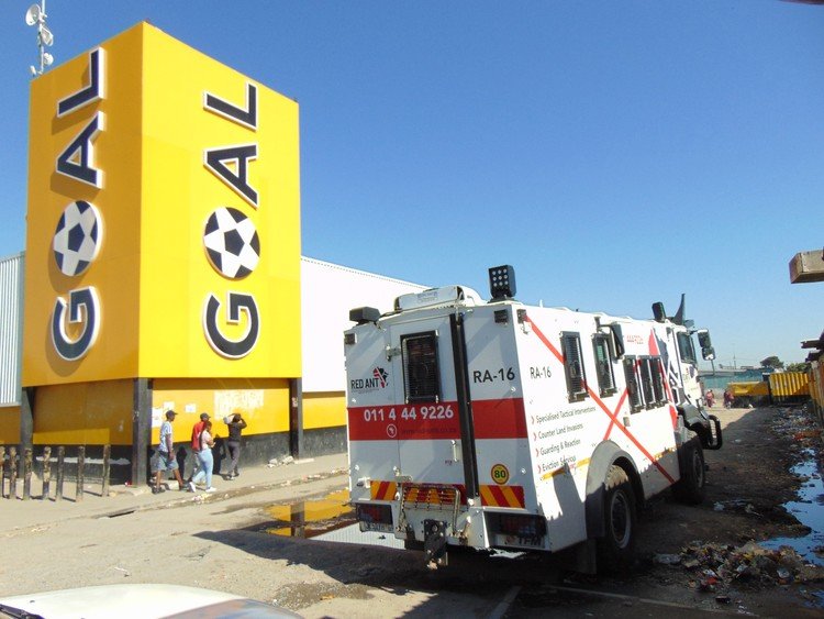 Reduced movement during a Cape Town taxi strike
